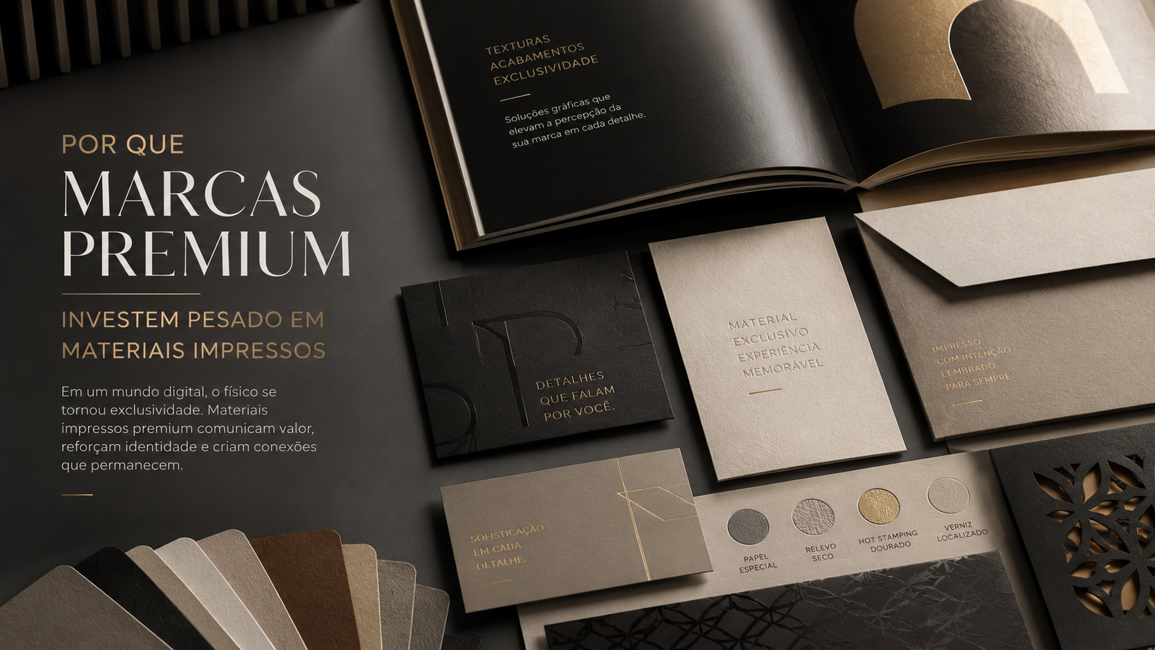 Por que marcas premium investem pesado em materiais impressos